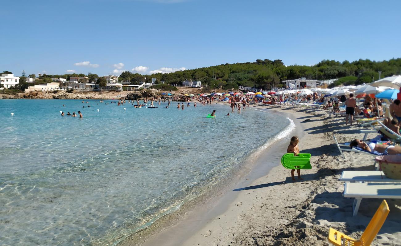 Spiaggia di Serrone'in fotoğrafı i̇nce kahverengi kum yüzey ile