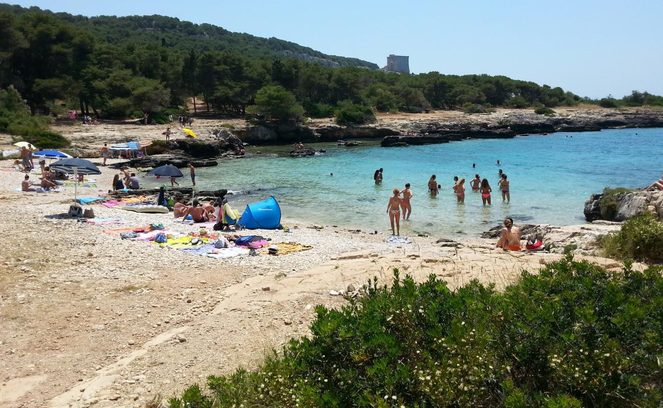 Spiaggia di Porto Selvaggio'in fotoğrafı taşlar yüzey ile