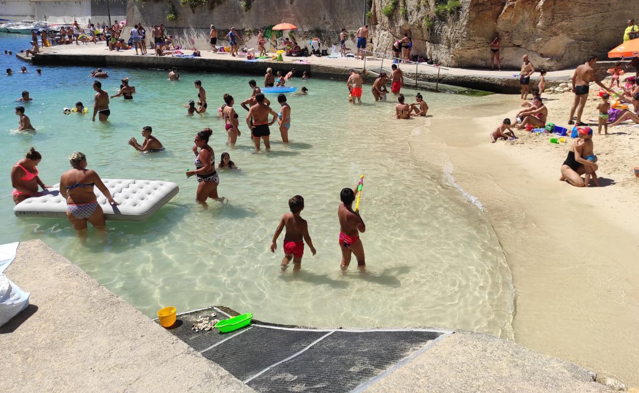 beach Tricase Porto'in fotoğrafı parlak ince kum yüzey ile