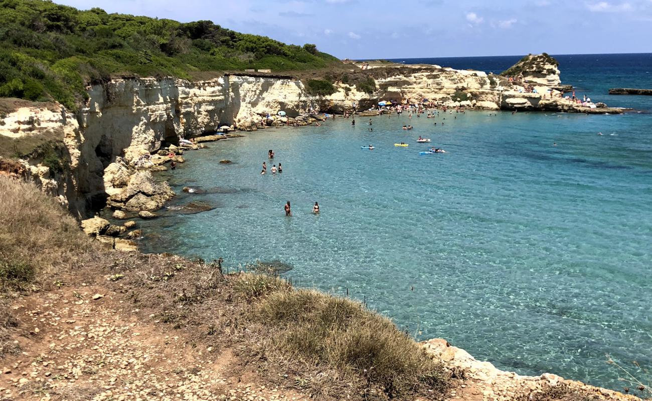 Spiaggia della Punticeddha'in fotoğrafı parlak kum yüzey ile