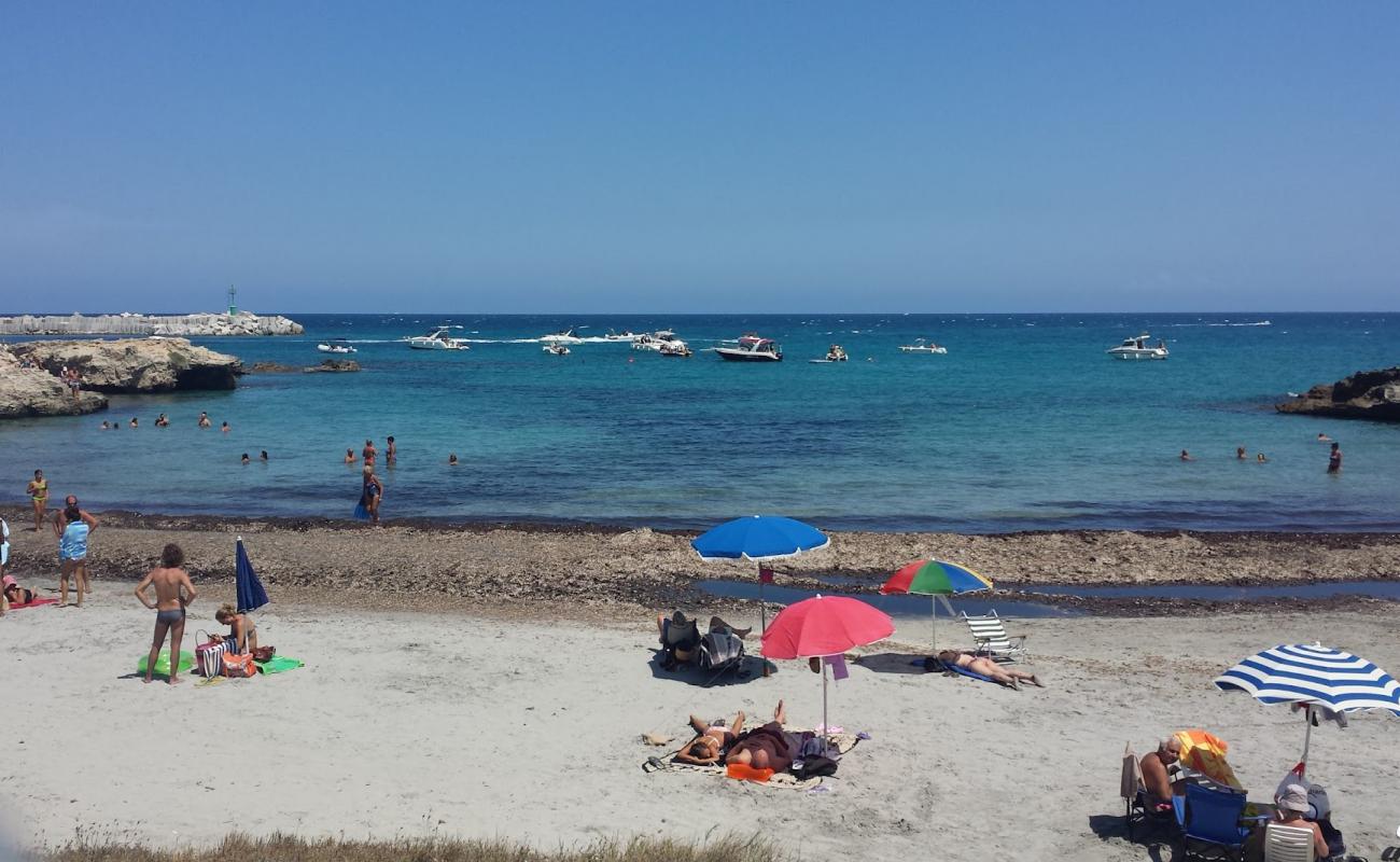 Spiaggia della Strosa'in fotoğrafı açık bej kum yüzey ile