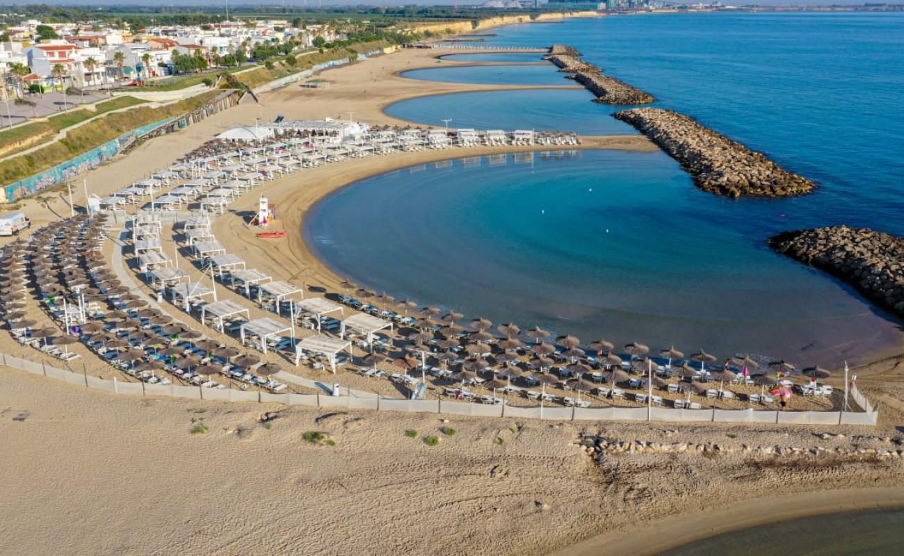 Spiaggia Campo di Mare'in fotoğrafı i̇nce bej kum yüzey ile