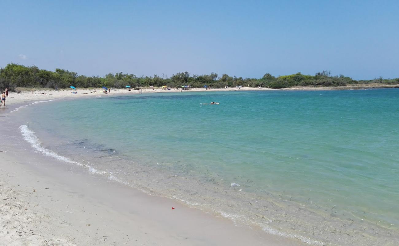 Spiaggia di Torre Guaceto'in fotoğrafı parlak ince kum yüzey ile