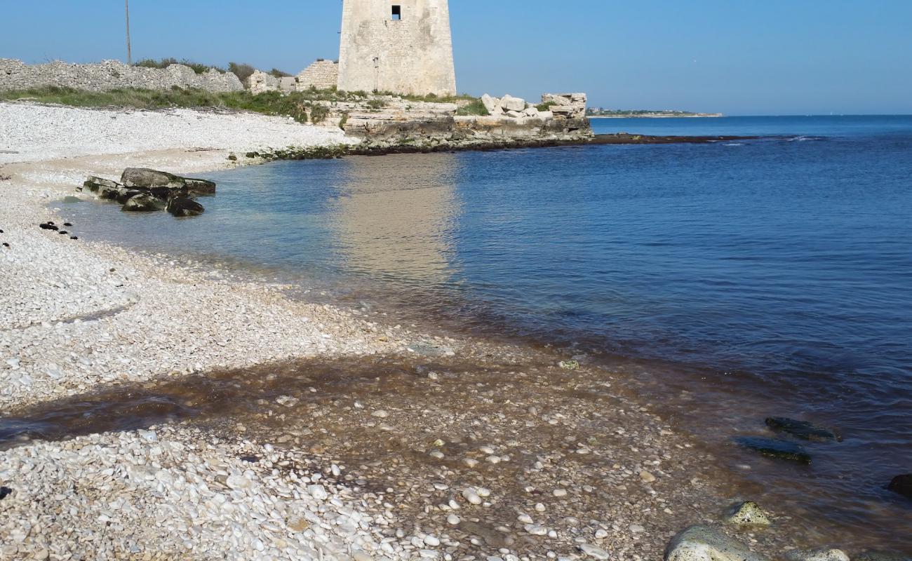 Torre Calderina beach'in fotoğrafı gri çakıl taşı yüzey ile