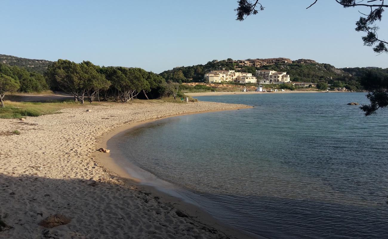 Caletta degli Sposini'in fotoğrafı kahverengi kum yüzey ile