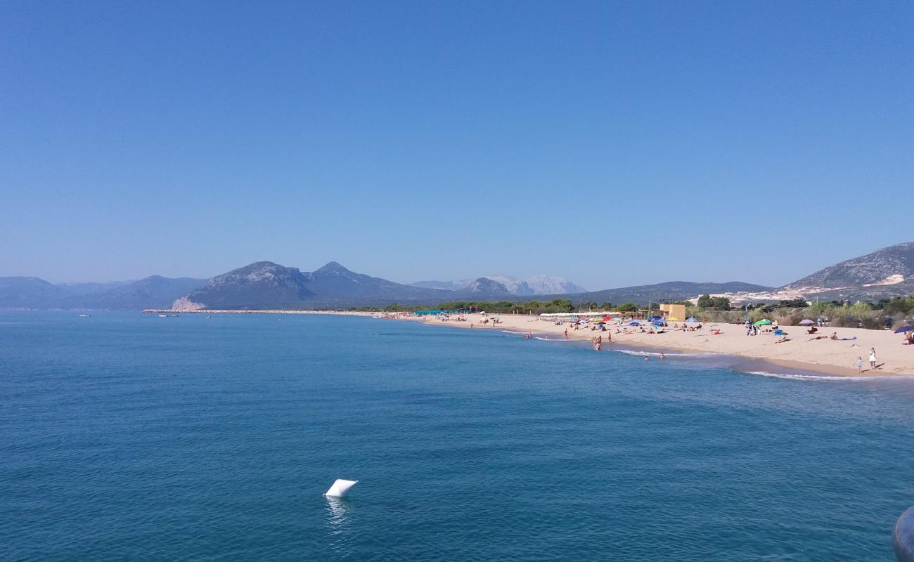 Marina di Orosei'in fotoğrafı parlak ince kum yüzey ile