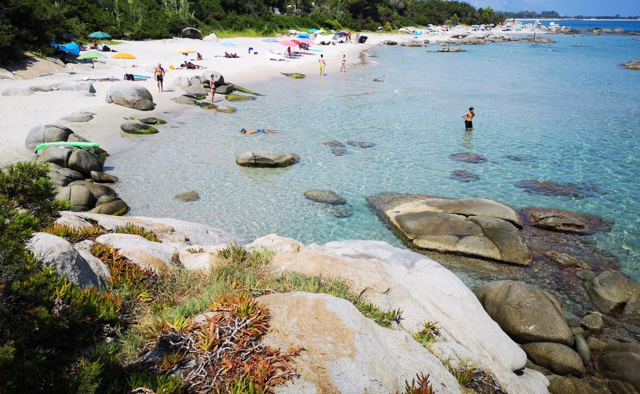 Spiaggia del Lido di Orri'in fotoğrafı parlak ince kum yüzey ile