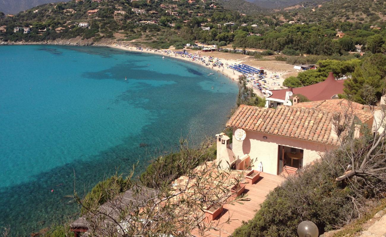 Spiaggia di Cann'e Sisa'in fotoğrafı parlak kum yüzey ile