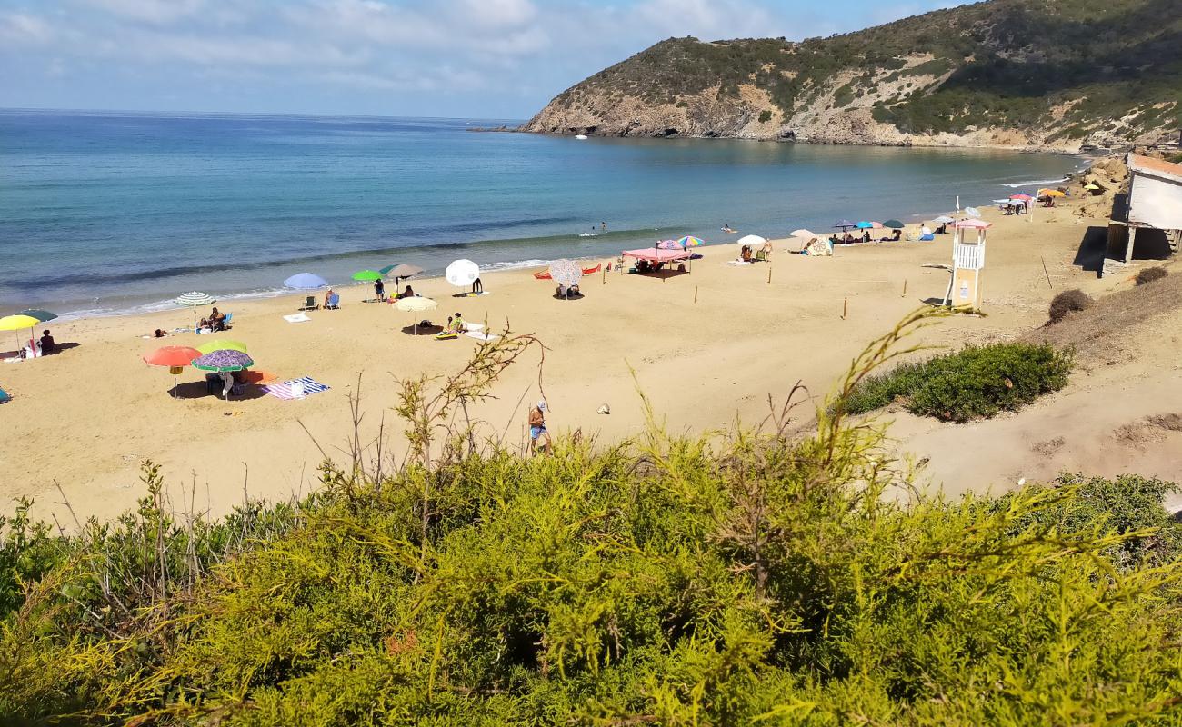 Funtanazza beach'in fotoğrafı parlak ince kum yüzey ile