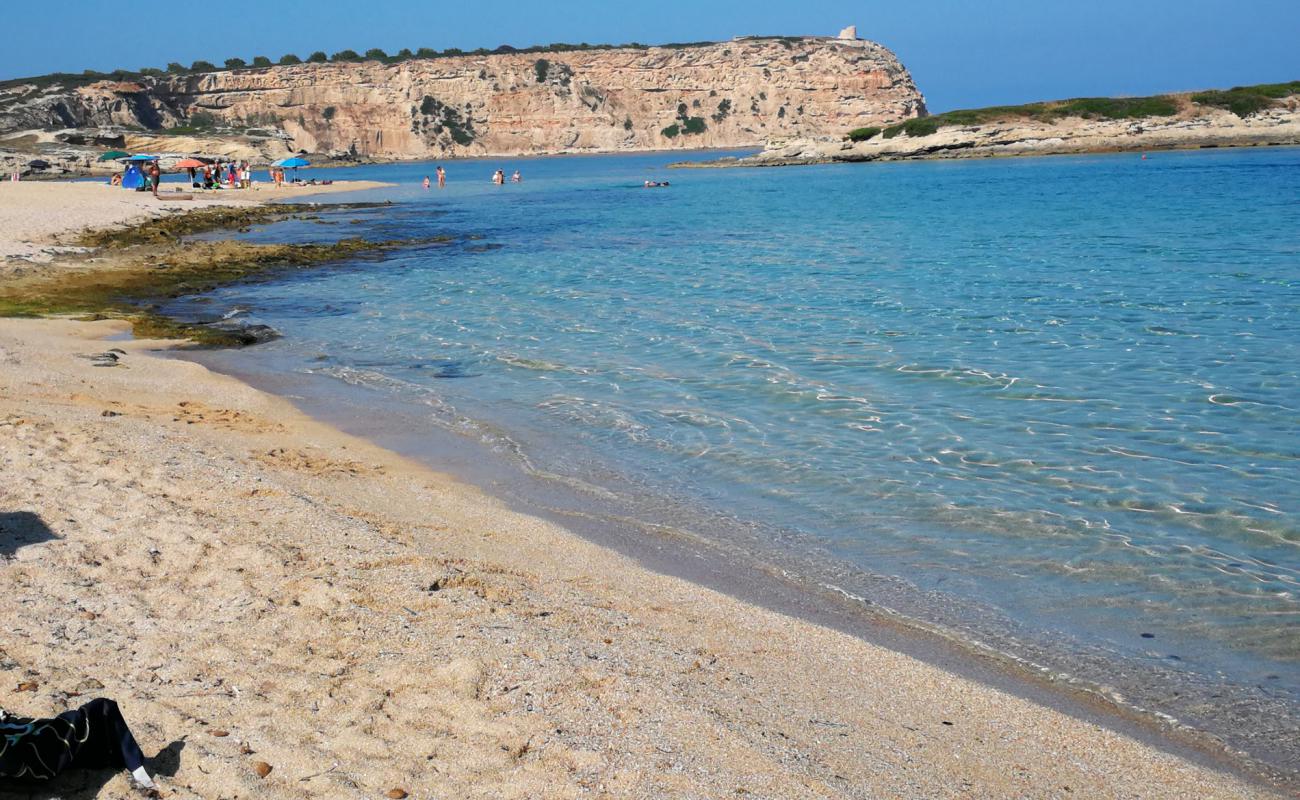 Spiaggia Sa Mesa Longa'in fotoğrafı parlak kum yüzey ile