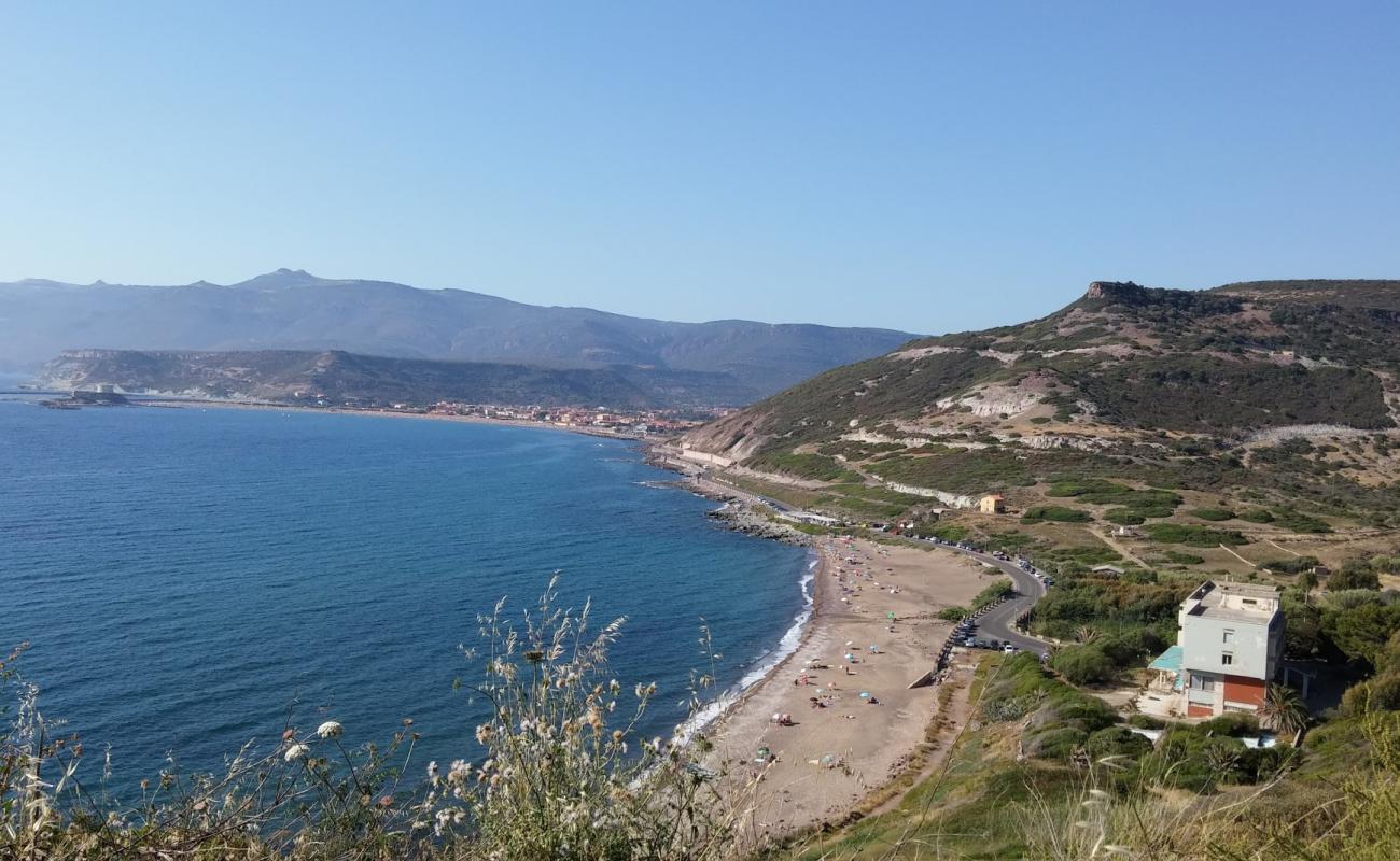 Turas beach'in fotoğrafı parlak kum yüzey ile