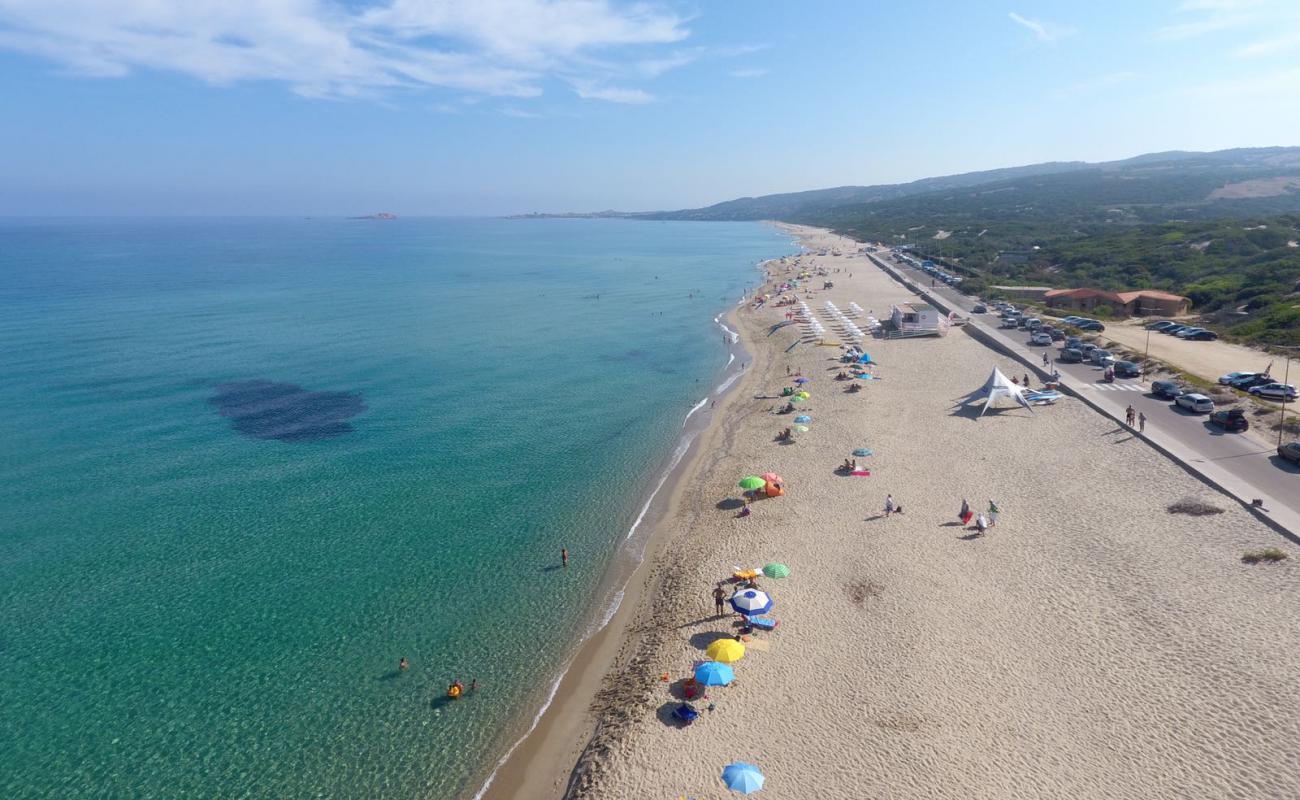 Junchi di Badesi Plajı'in fotoğrafı parlak kum yüzey ile