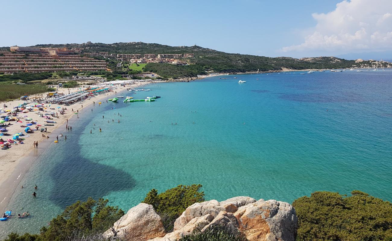 La Marmorata Plajı'in fotoğrafı açık bej kum yüzey ile