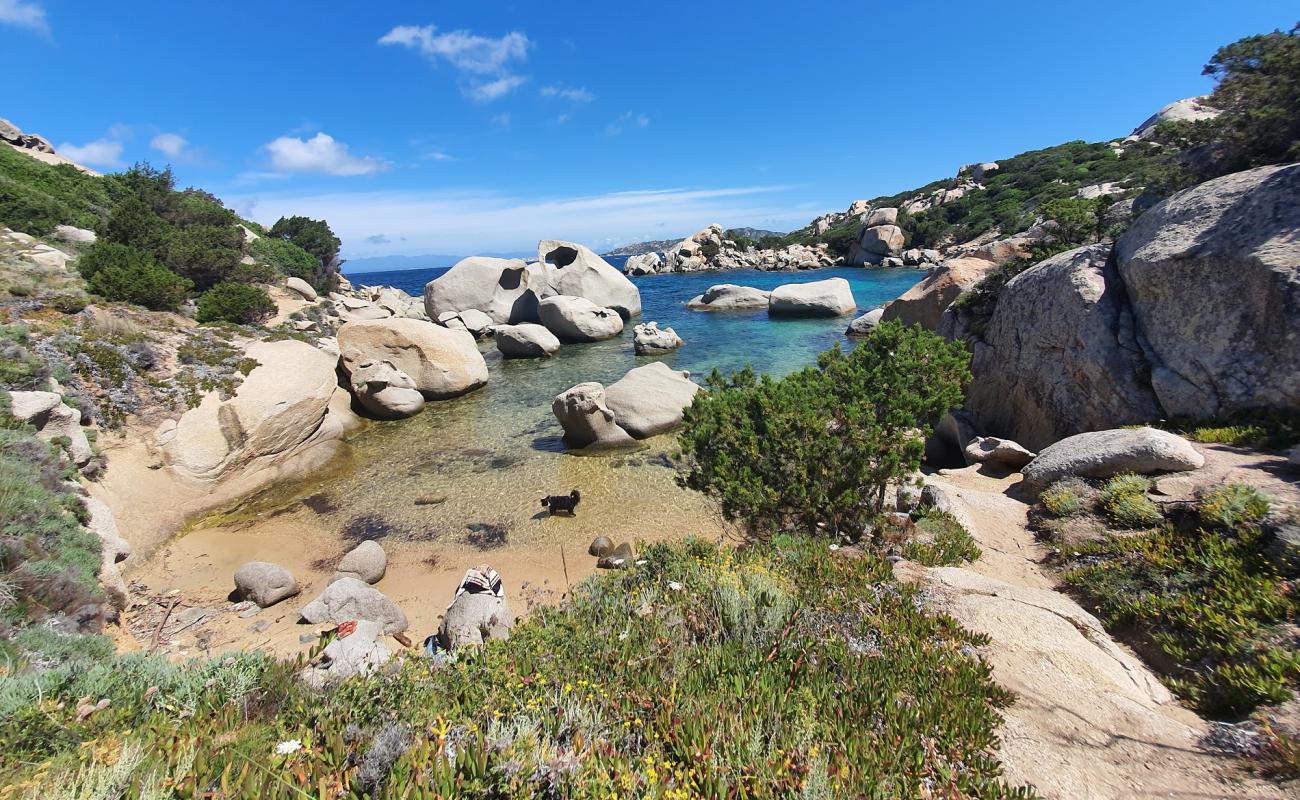 Spiaggia delle Piscine'in fotoğrafı kahverengi kum yüzey ile