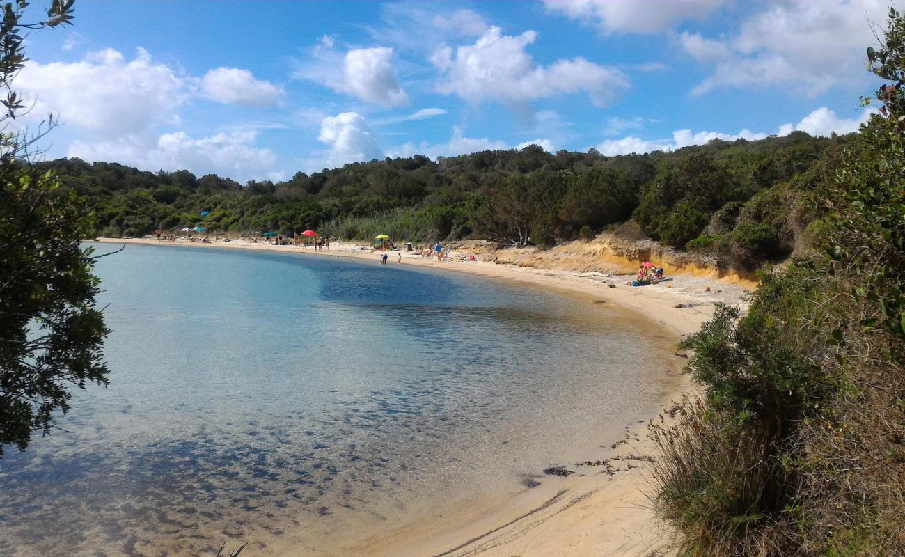 Cala L'Ulticeddu'in fotoğrafı hafif ince çakıl taş yüzey ile