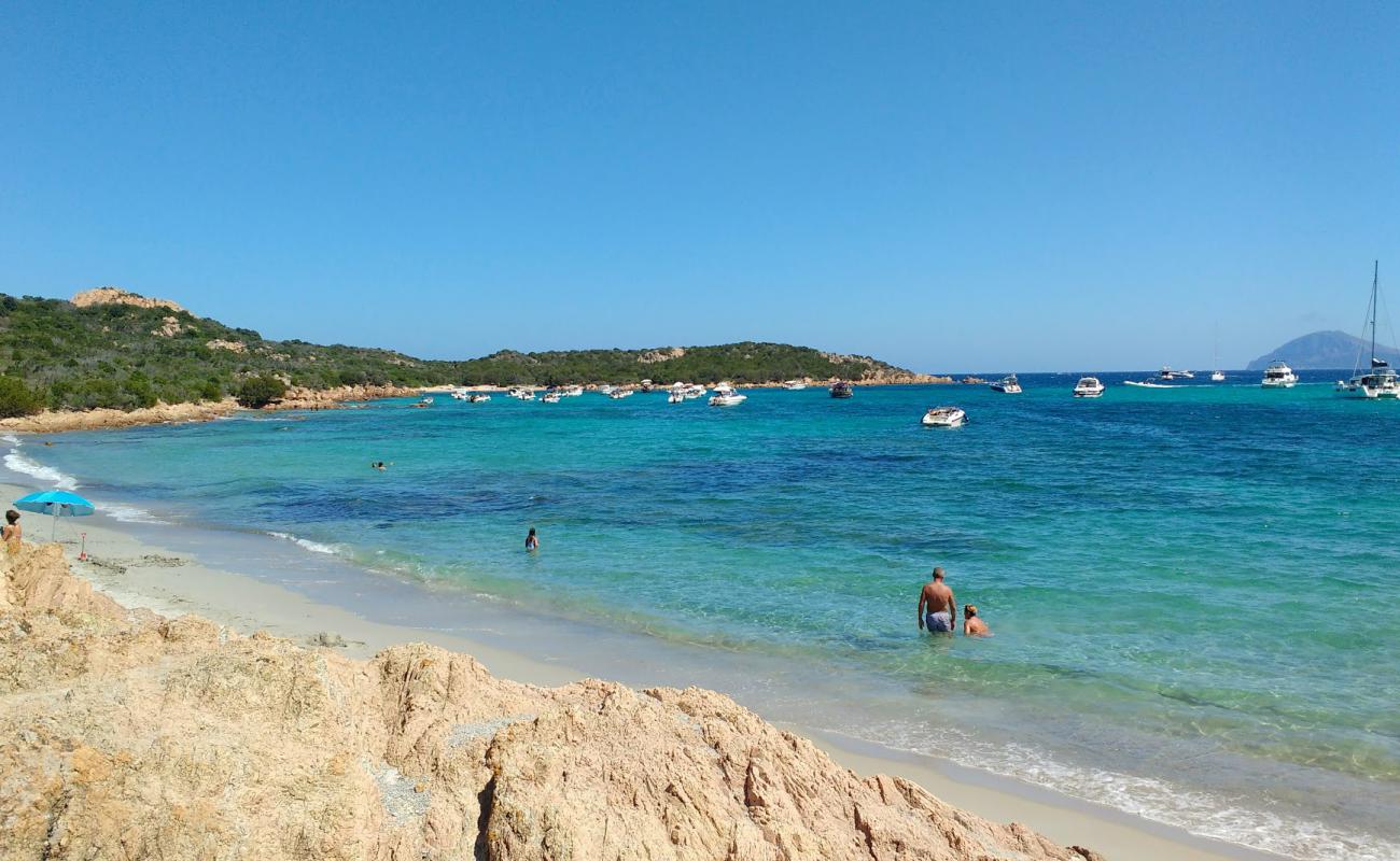 Cala Petra Ruja'in fotoğrafı parlak kum yüzey ile