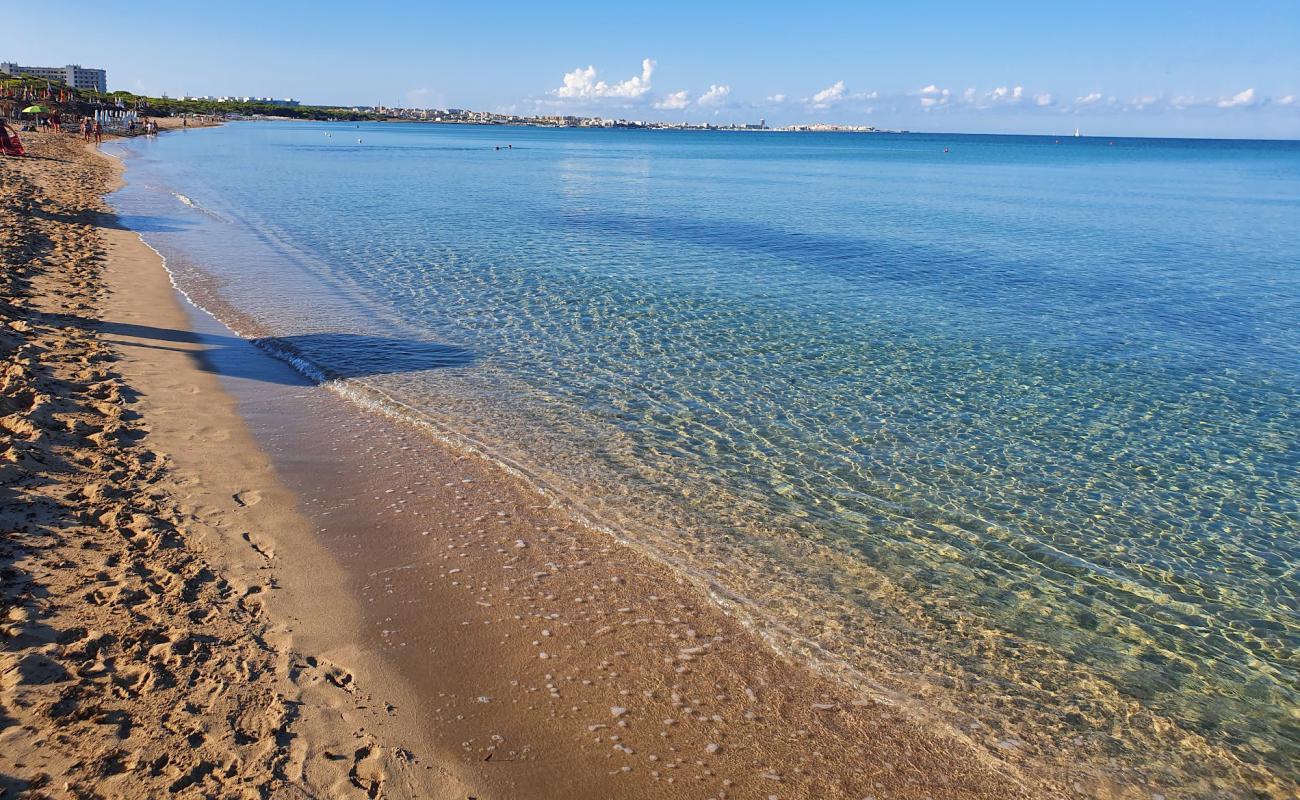 Spiaggia Padula Bianca'in fotoğrafı parlak kum yüzey ile