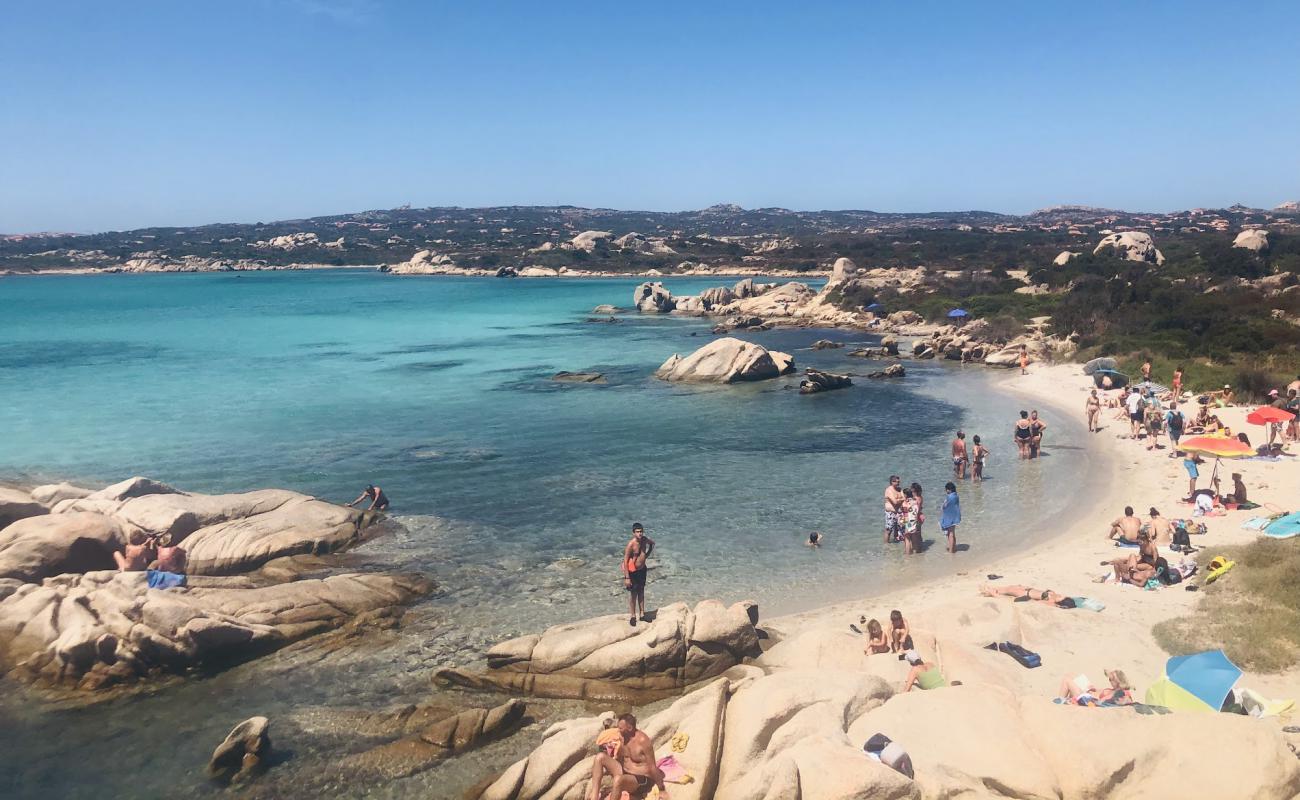 Spiaggia Testa Del Polpo'in fotoğrafı açık bej kum yüzey ile