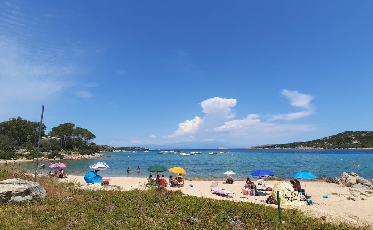 Spiaggia Angolo Azzurro'in fotoğrafı parlak kum yüzey ile