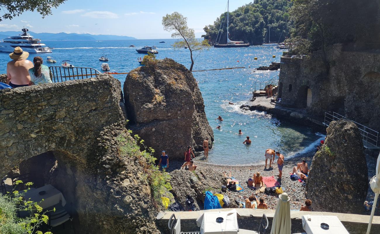 Baia Cannone Portofino'in fotoğrafı gri çakıl taşı yüzey ile