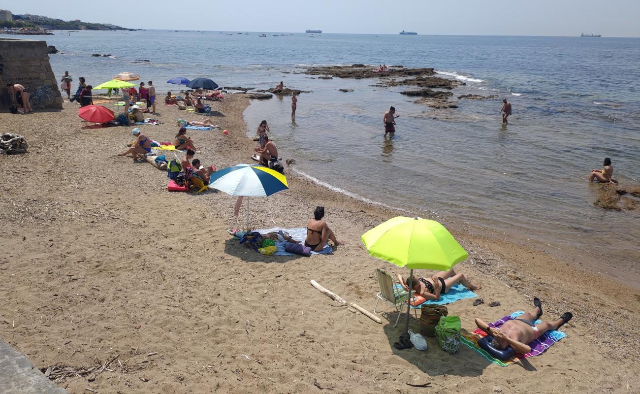Della Rotonda Beach'in fotoğrafı bej kum ve kayalar yüzey ile