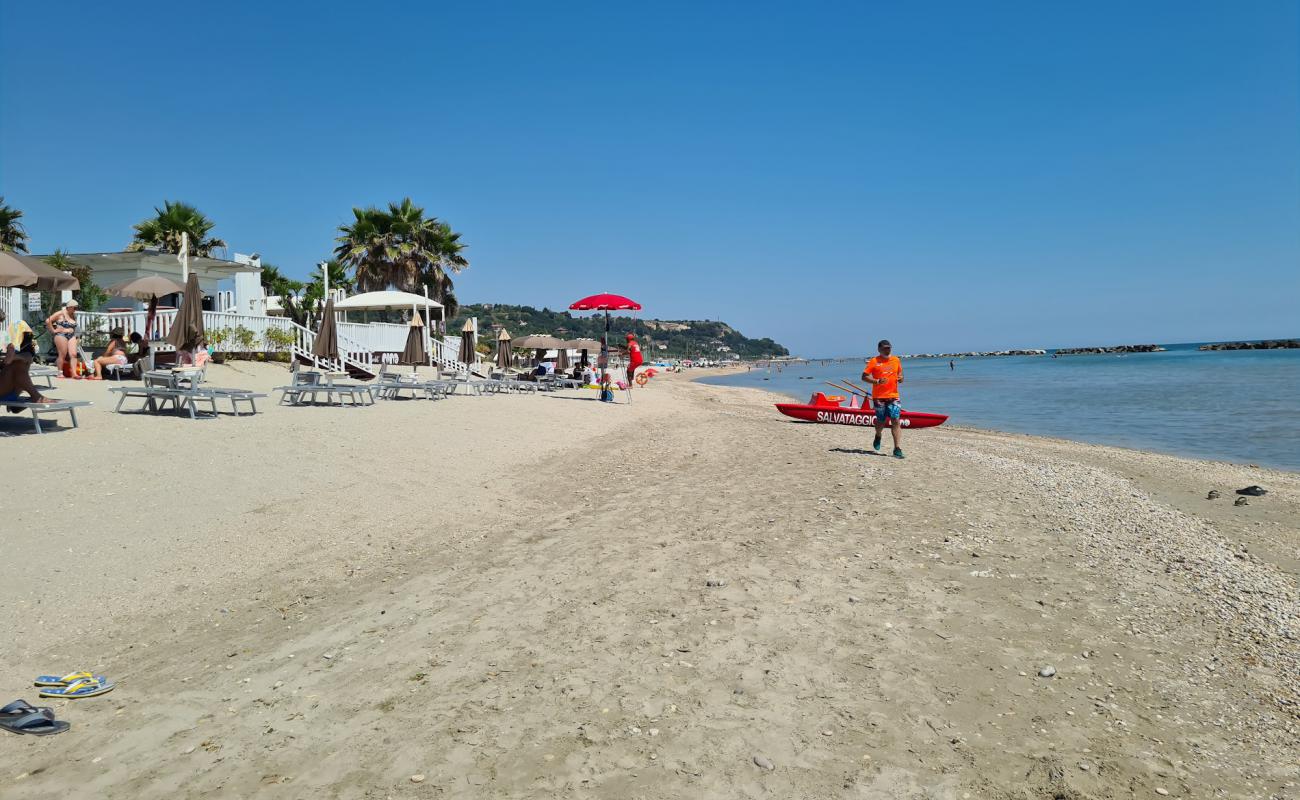 Ponte Nina Beach-Campofilone'in fotoğrafı açık bej kum yüzey ile