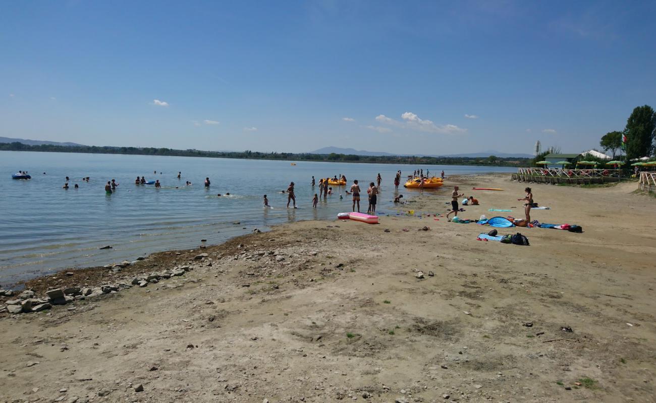 Lido del Carabiniere Beach'in fotoğrafı açık bej kum yüzey ile