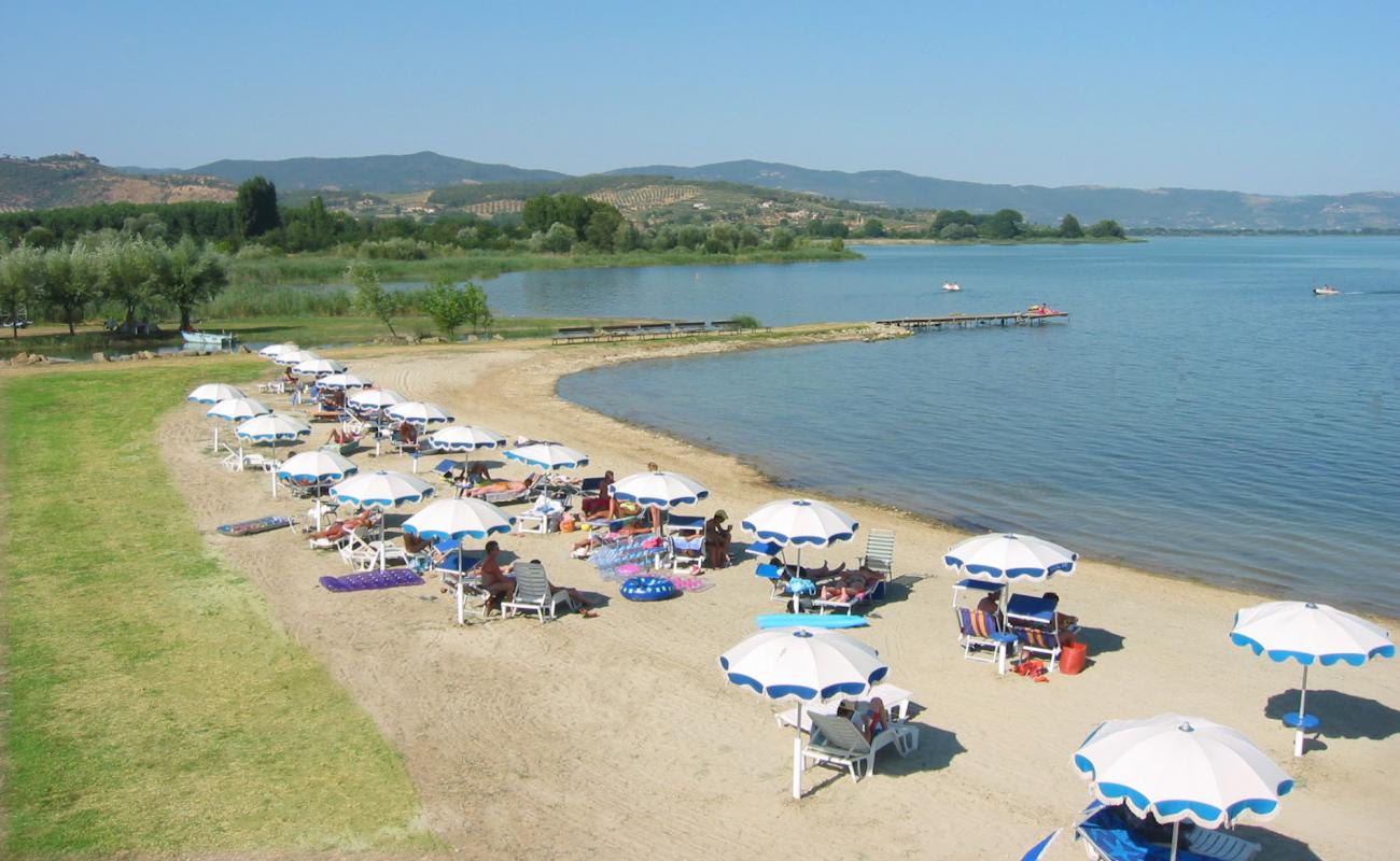Badiaccia Beach'in fotoğrafı açık bej kum yüzey ile