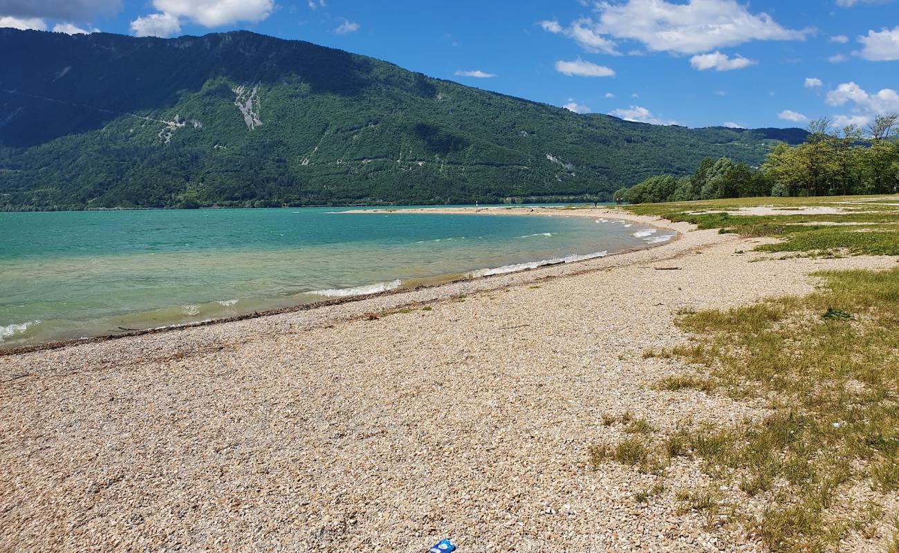 Spiaggia di Farra'in fotoğrafı gri çakıl taşı yüzey ile