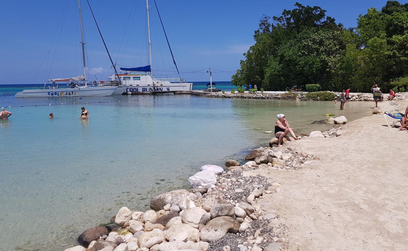 Mahogany Beach'in fotoğrafı bej kum ve kayalar yüzey ile