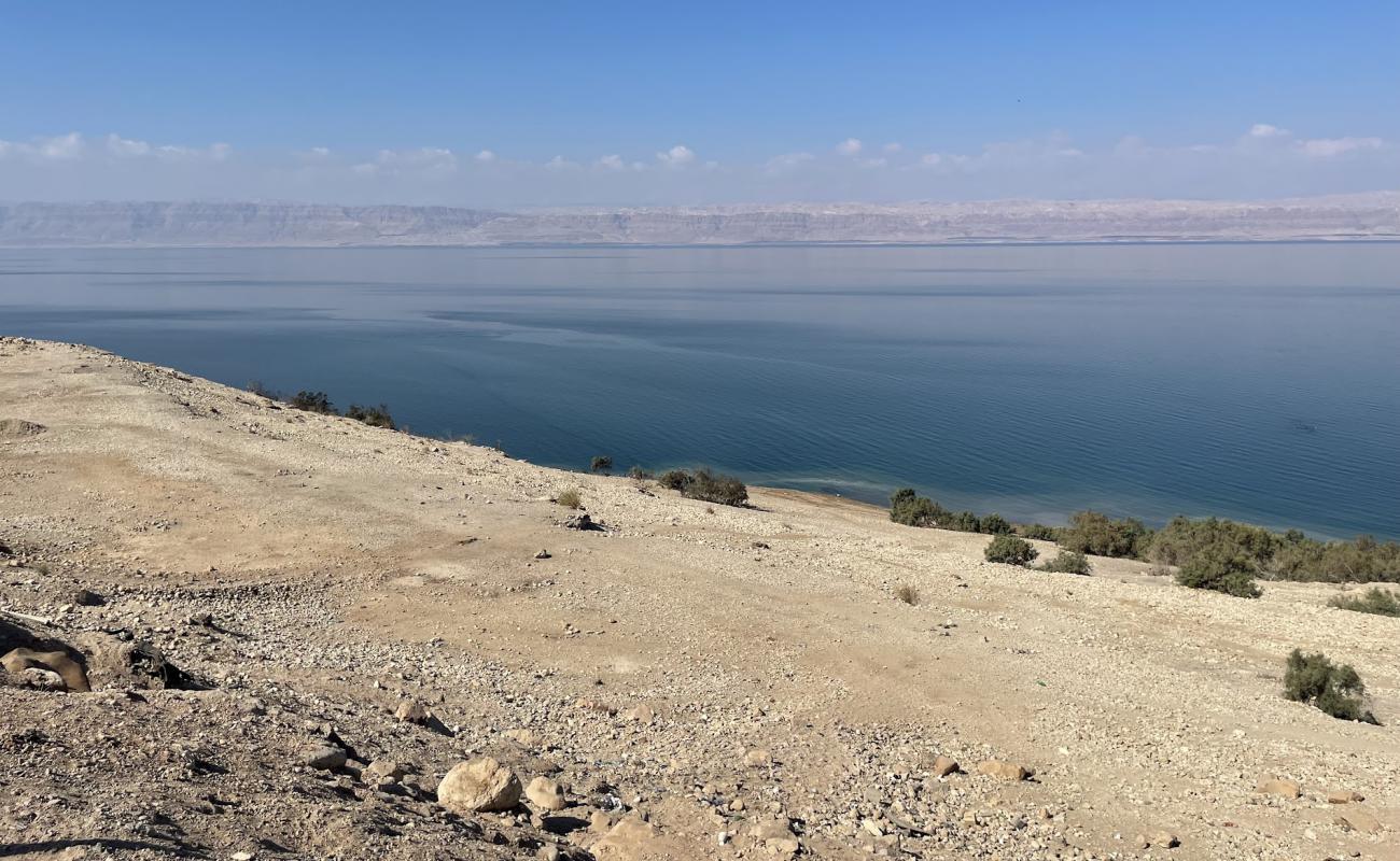 Free Beach On Dead Sea'in fotoğrafı kayalık arazi yüzey ile