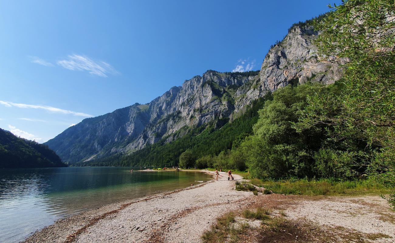 Seestuberl beach'in fotoğrafı hafif çakıl yüzey ile