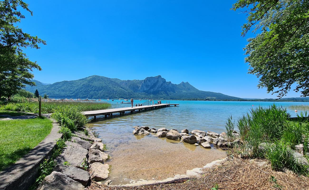 Strandbad Loibichl'in fotoğrafı çim yüzey ile