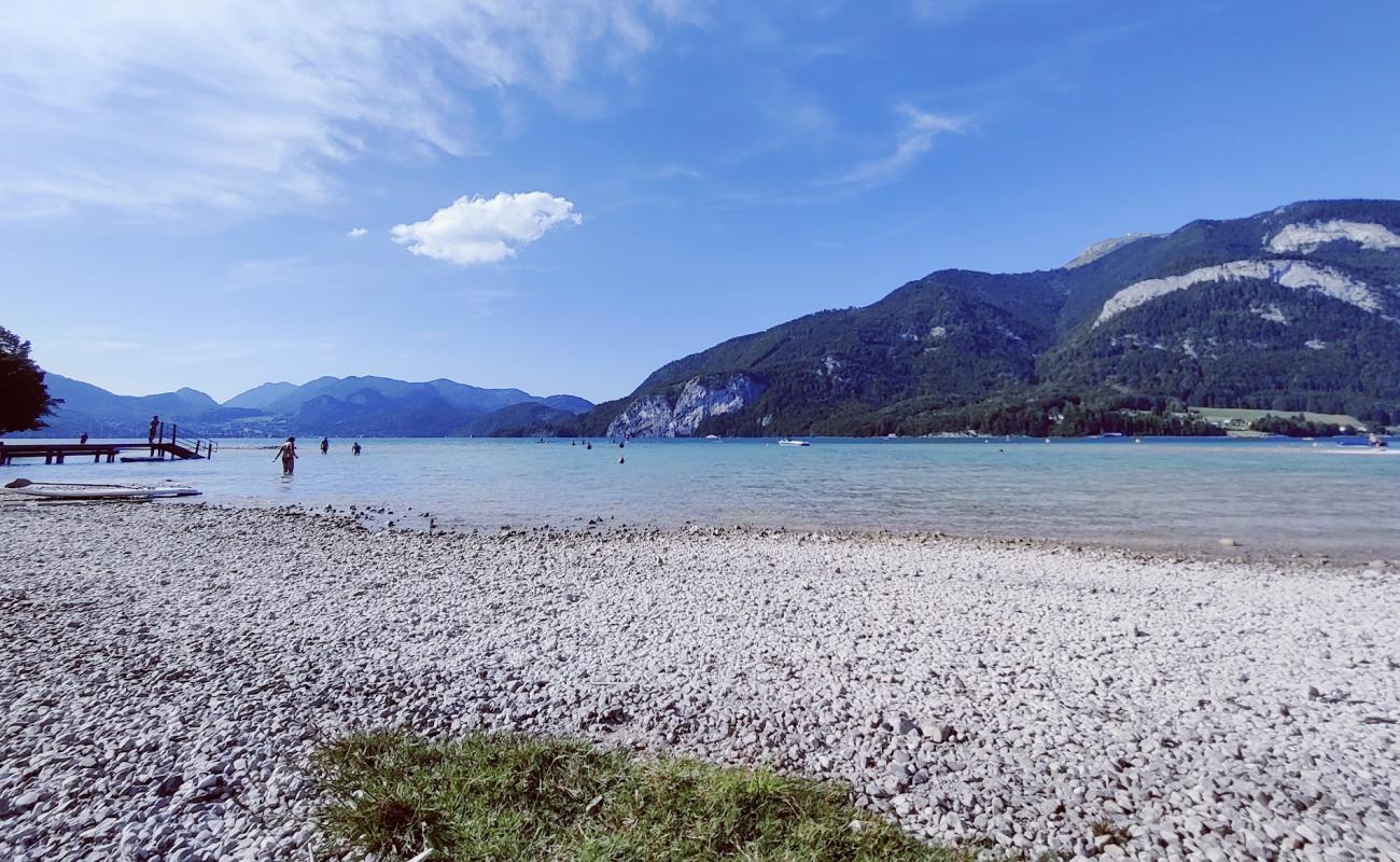 Schwand Strand'in fotoğrafı hafif ince çakıl taş yüzey ile