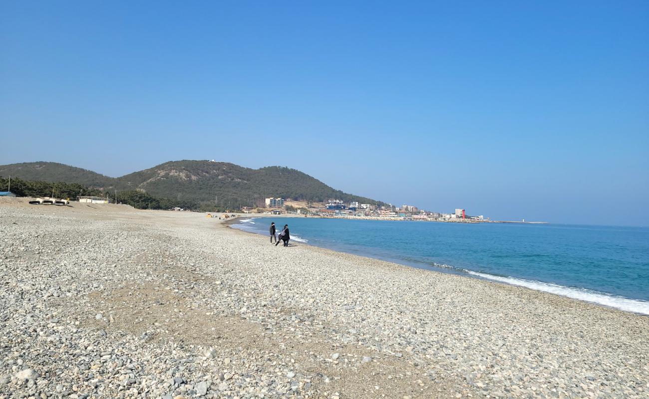 Jojorigan Beach'in fotoğrafı gri çakıl taşı yüzey ile