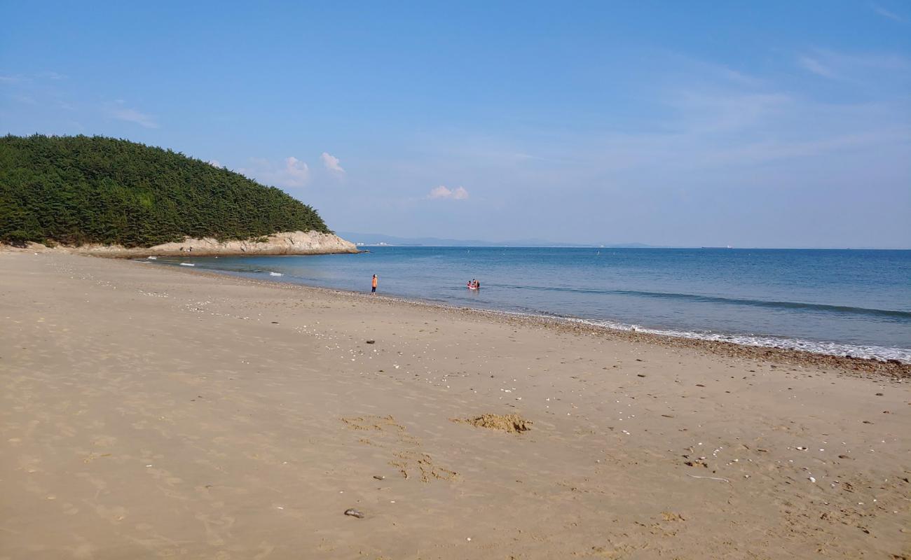 Wonsando Beach II'in fotoğrafı parlak kum yüzey ile