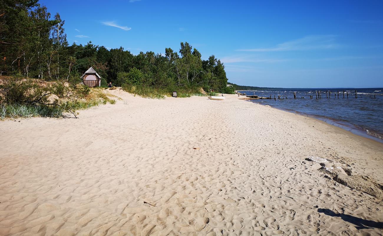 Melnsils beach'in fotoğrafı açık bej kum yüzey ile