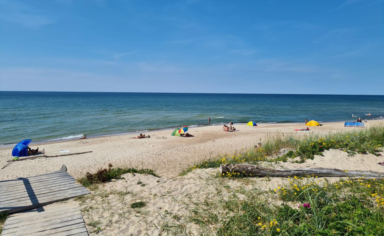 Pervalka Beach'in fotoğrafı i̇nce bej kum yüzey ile
