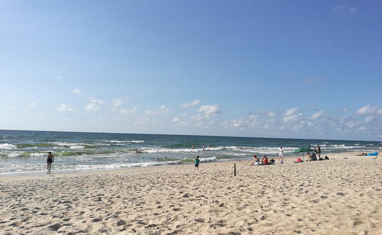 Juodkrante beach'in fotoğrafı parlak kum yüzey ile