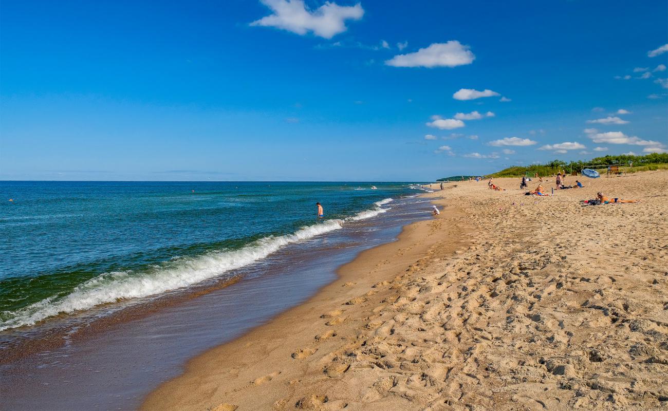 Giruliai beach'in fotoğrafı i̇nce bej kum yüzey ile