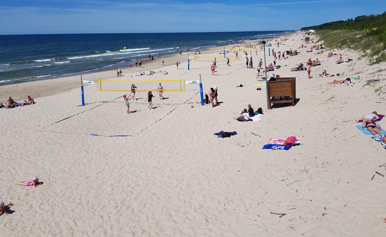 Giruliai beach II'in fotoğrafı i̇nce bej kum yüzey ile
