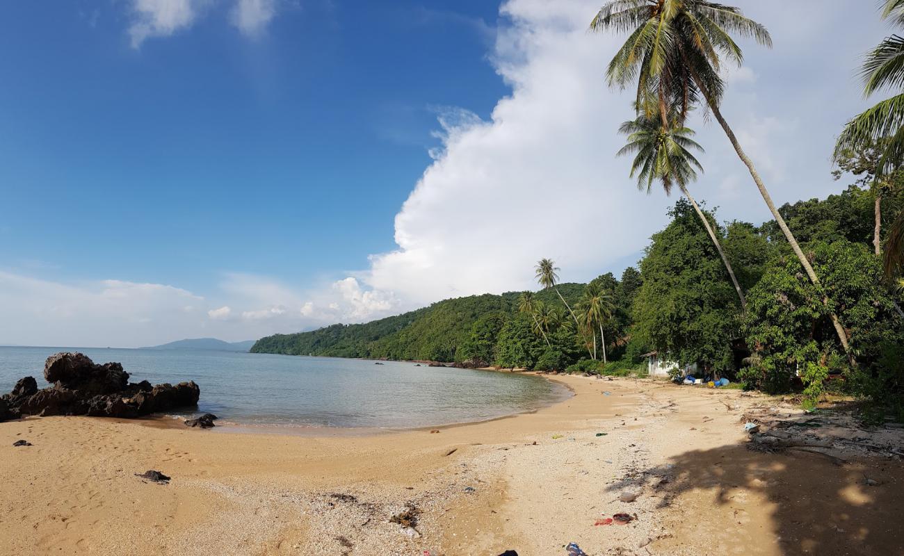 Sayak Island Beach'in fotoğrafı açık bej kum yüzey ile