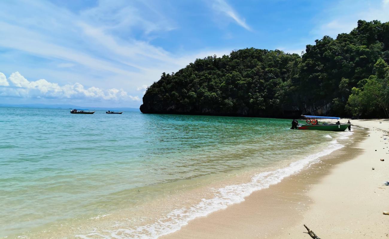 Pasir Panjang Beach'in fotoğrafı parlak kum yüzey ile