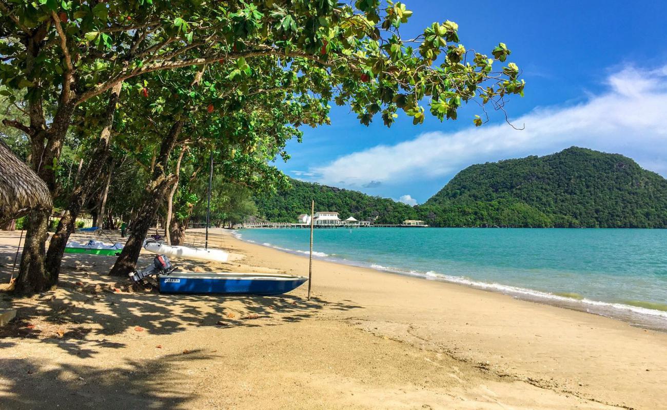 Datok Syed Omar Beach'in fotoğrafı parlak kum yüzey ile