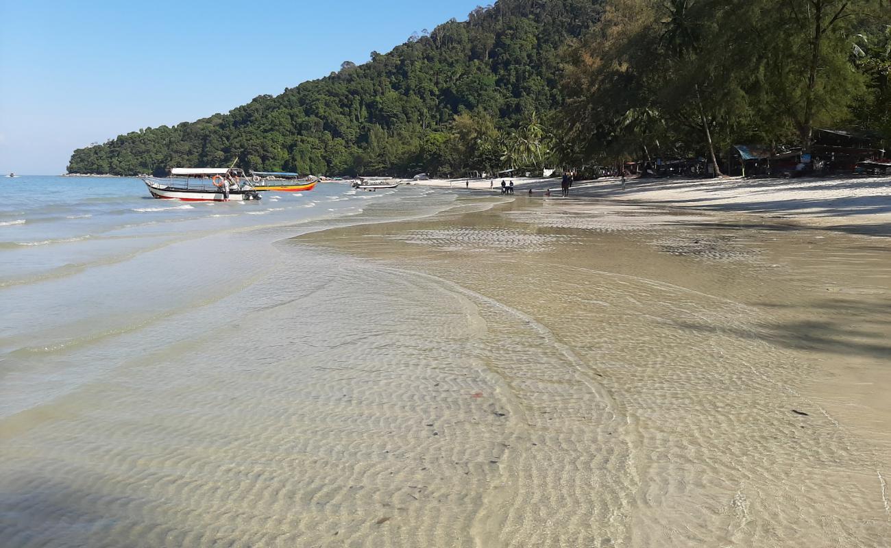 Monkey Beach'in fotoğrafı parlak kum yüzey ile