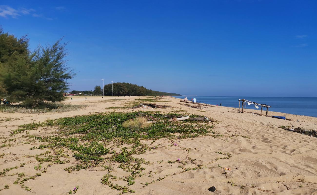 Geting Beach'in fotoğrafı açık bej kum yüzey ile