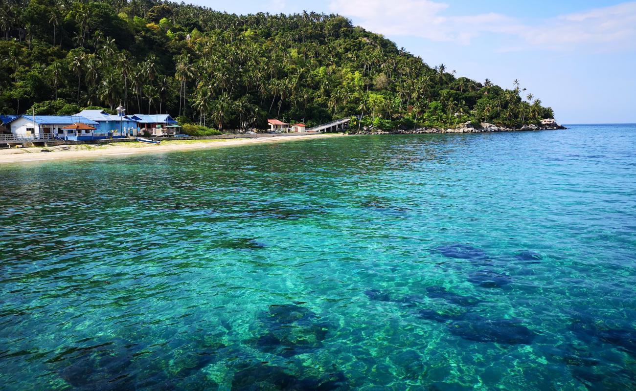 Dayang Island Resort'in fotoğrafı beyaz kum yüzey ile