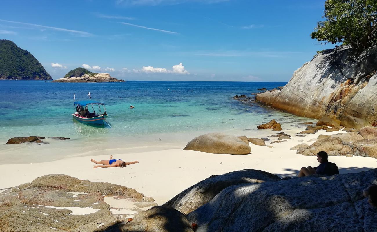 Rawa Adası Plajı'in fotoğrafı beyaz ince kum yüzey ile