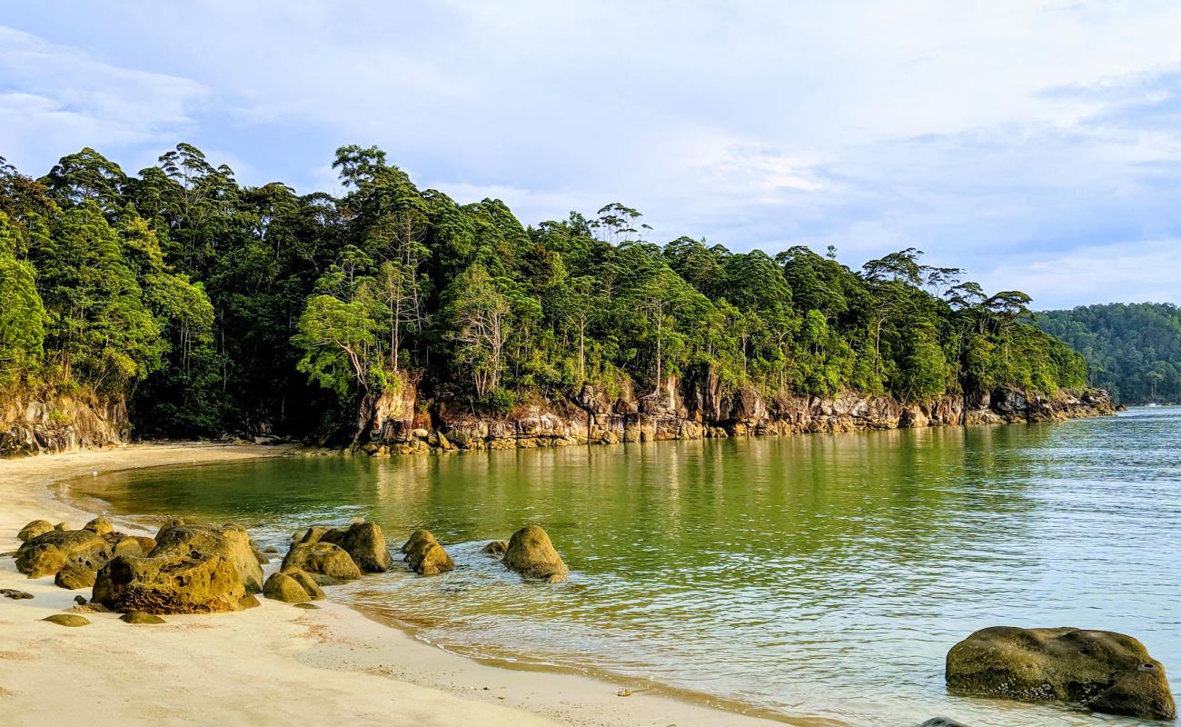 Telok Limao Beach'in fotoğrafı açık bej kum yüzey ile