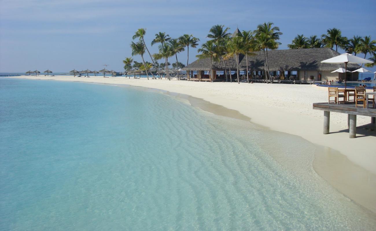 Veligandu Island Resort'in fotoğrafı beyaz kum yüzey ile